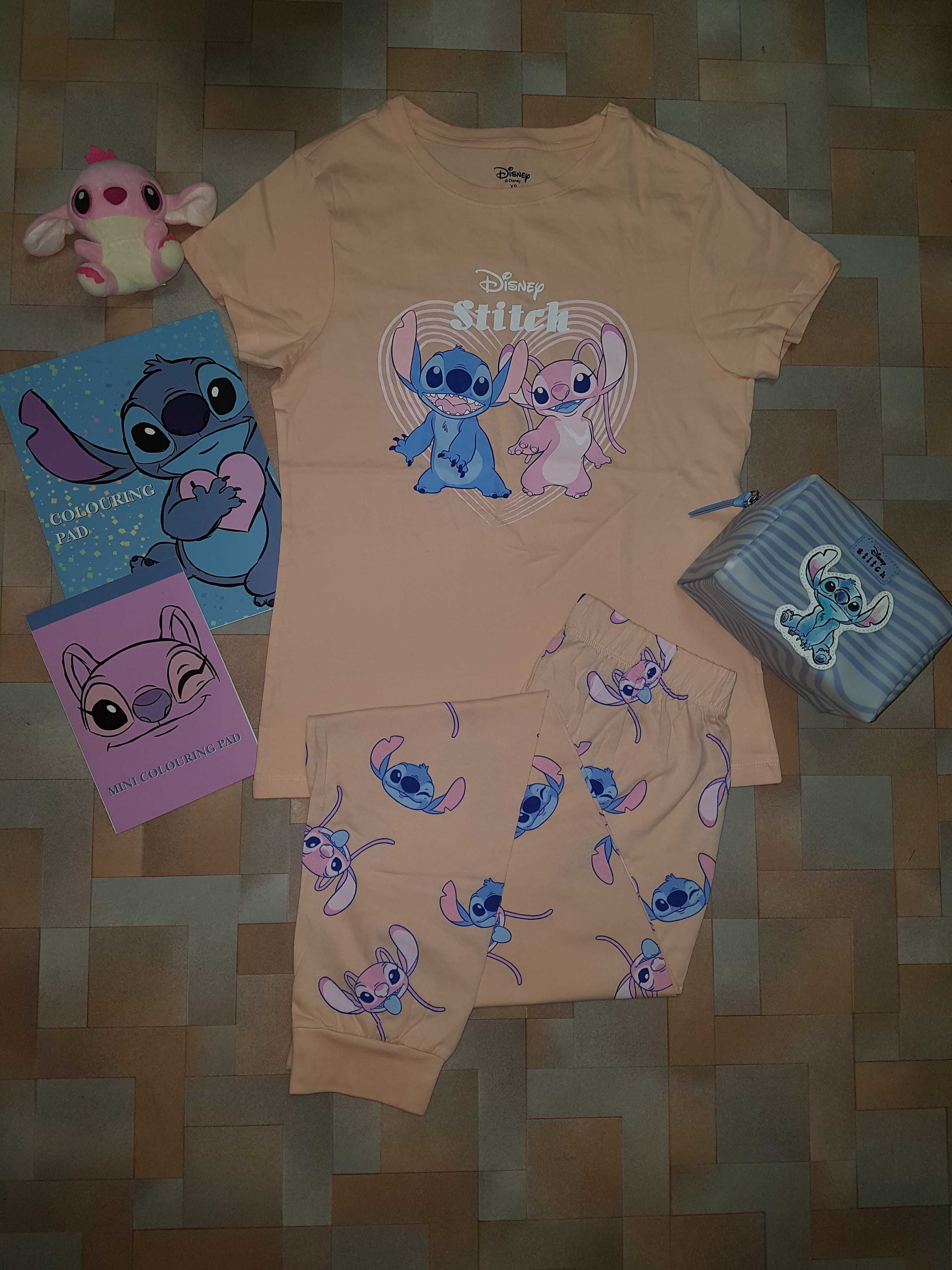 Мега красивая, яркая пижама, комплект Стич, Stitch Disney 2XS-XS р-р