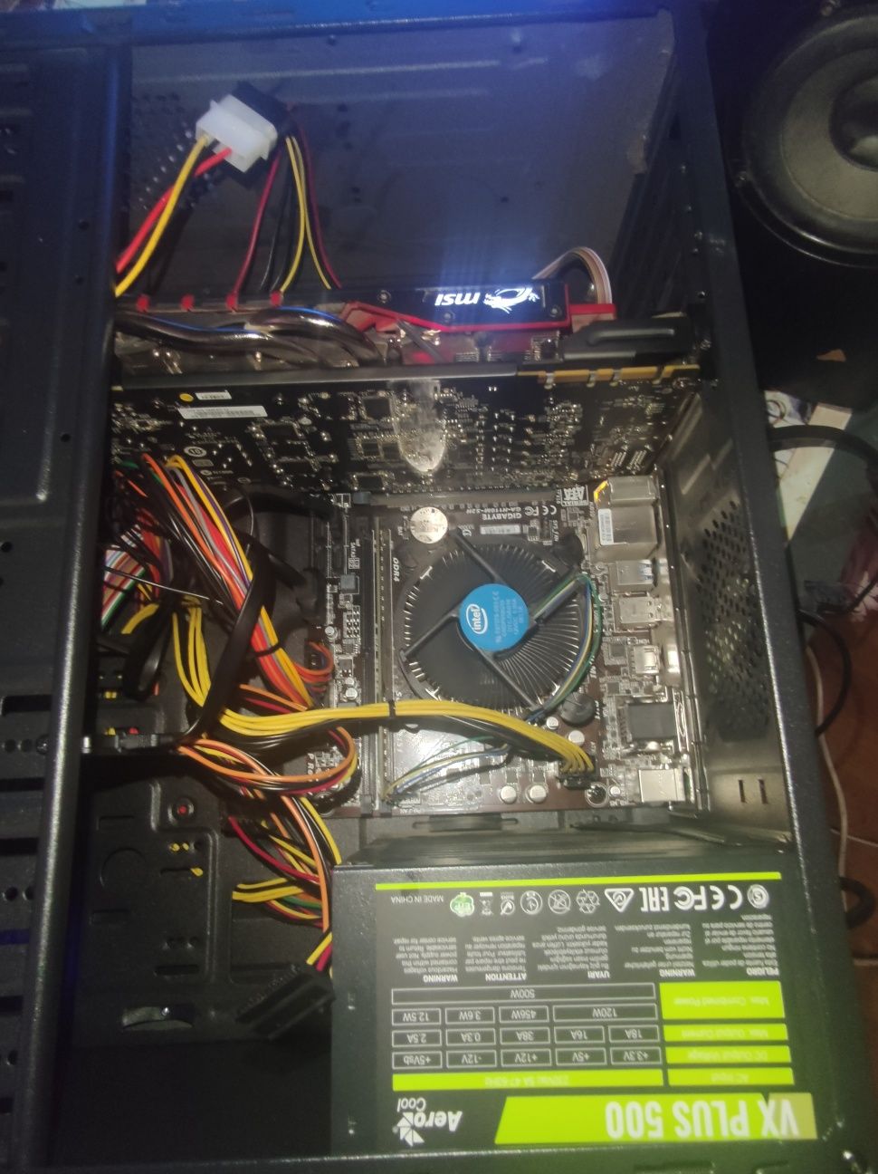 Компьютер игровой без видео карты i5 6400 8gb ddr4 ssd128 h110m