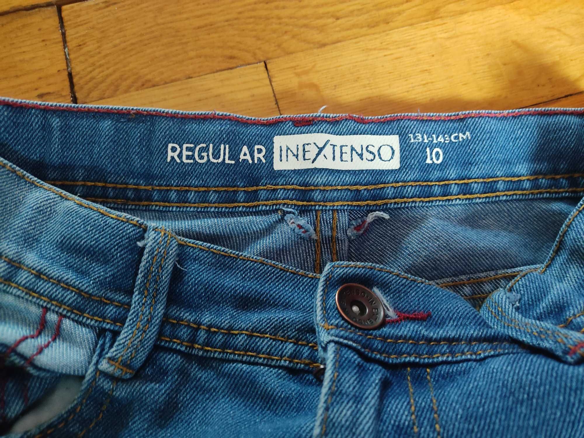 spodnie jeansowe chłopięce 134