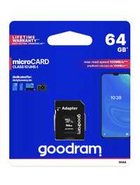 Карта памʼяті  goodram MicroSDXC 64GB UHS-I Class 10