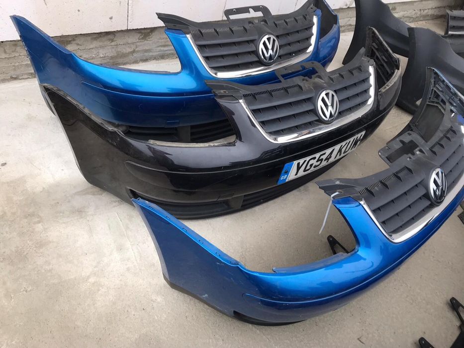 Бампер передний передній Volkswagen Touran Caddy 2003-2010