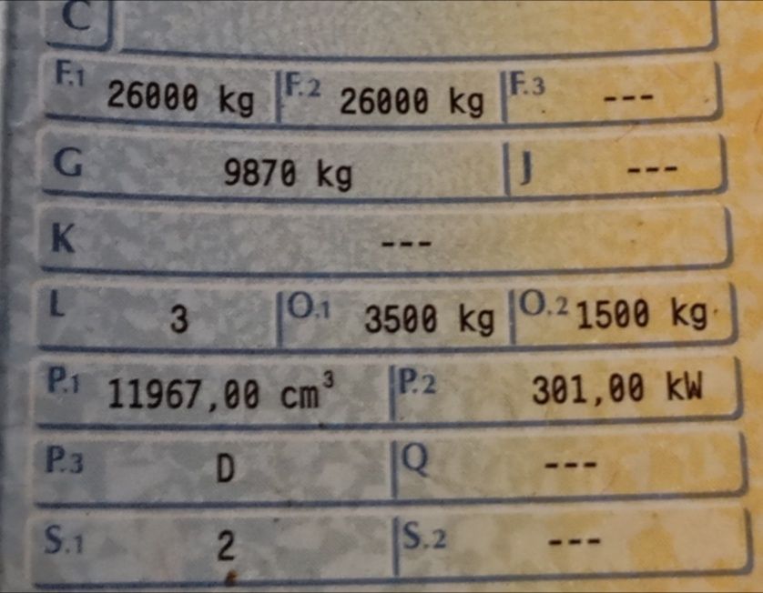 Samochód ciężarowy Man Wywrotka Stan bardzo doby