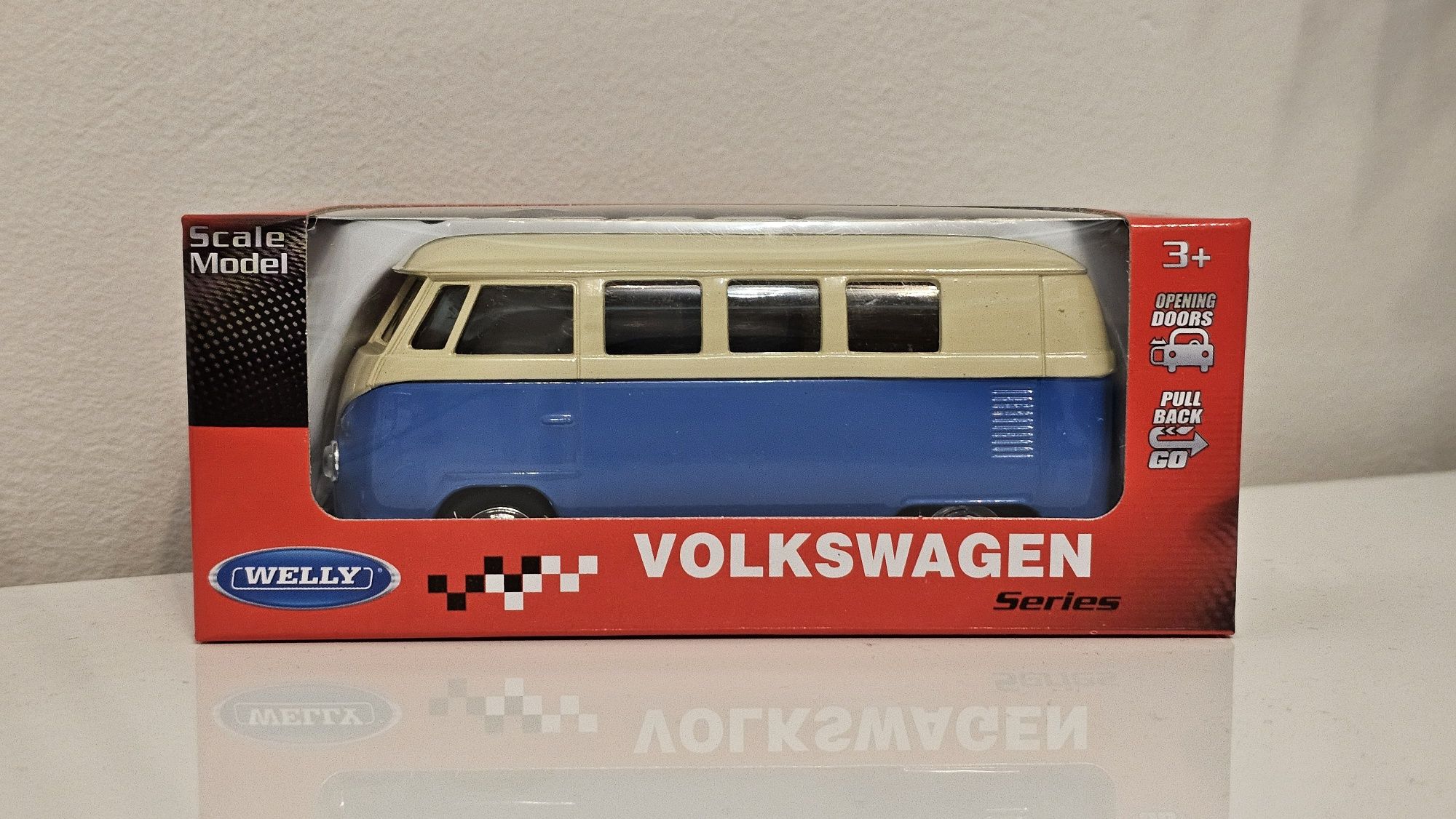 Welly Volkswagen T1 1963 niebieski