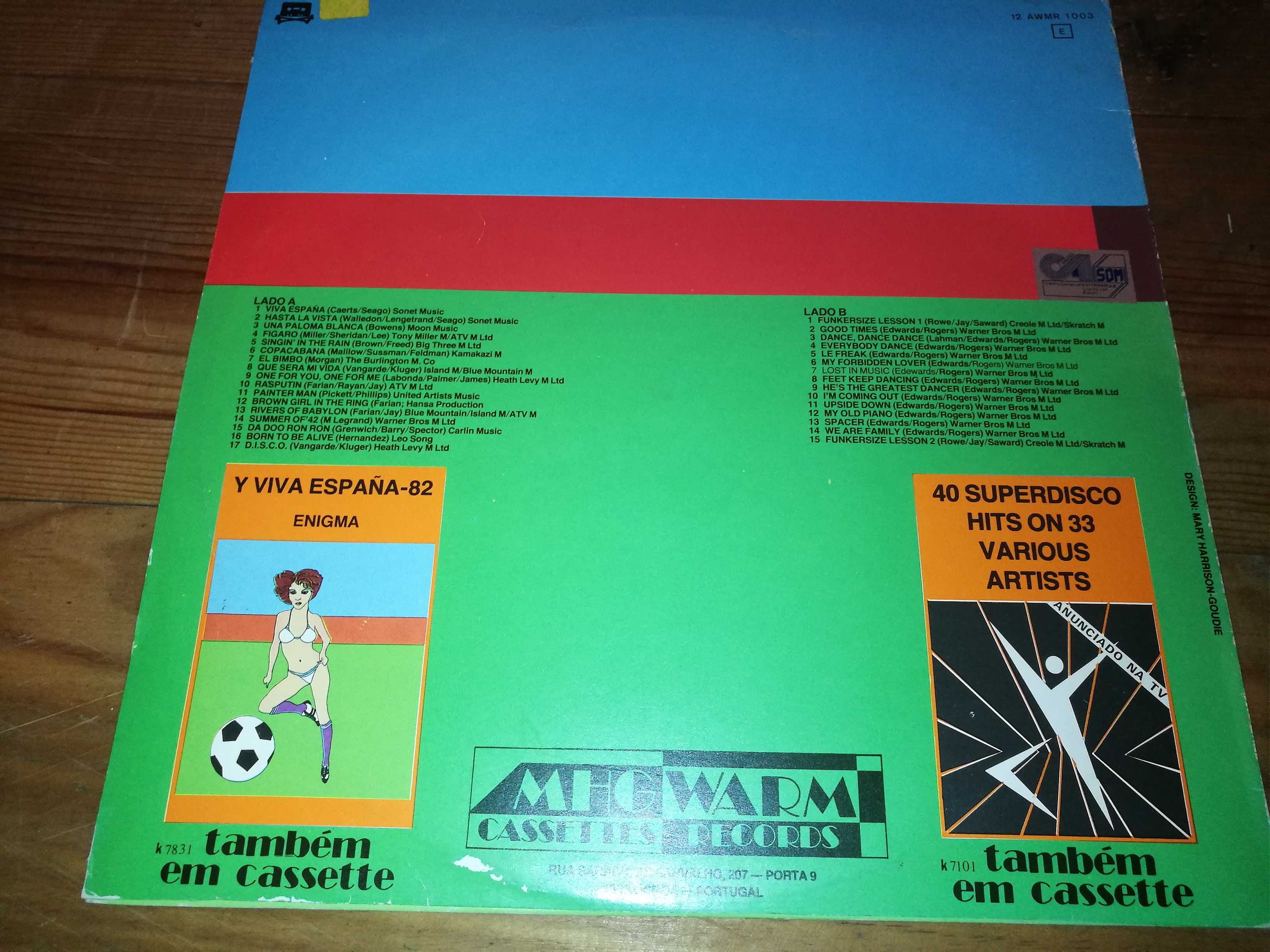 ENIGMA (2) (DANCE)-Y Viva Espana-82(Euro-DiscoHits ON 45 VOL 1 E 2) LP