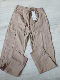 Spodnie skórzane bojówki L/XL