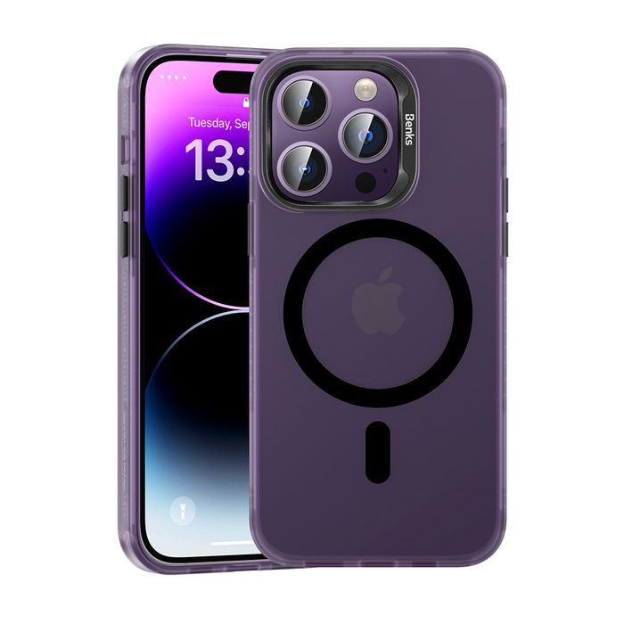 Benks Etui Magnetic Lucid Armor Do Iphone 14 Pro Max Fioletowy