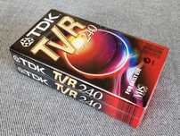 Kaseta video VHS TDK TVR 240 min 2szt nowe