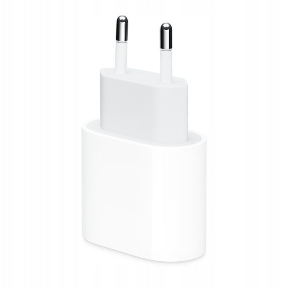 Szybka Ładowarka do iPhone 20W + Kabel 1 M USB C Lighting Kostka