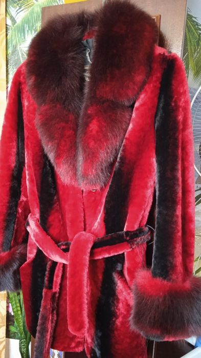 Полушубок натуральный мутон.