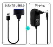 Adapter USB 3.0 na SATA 2.5" 3.5" + zasilacz