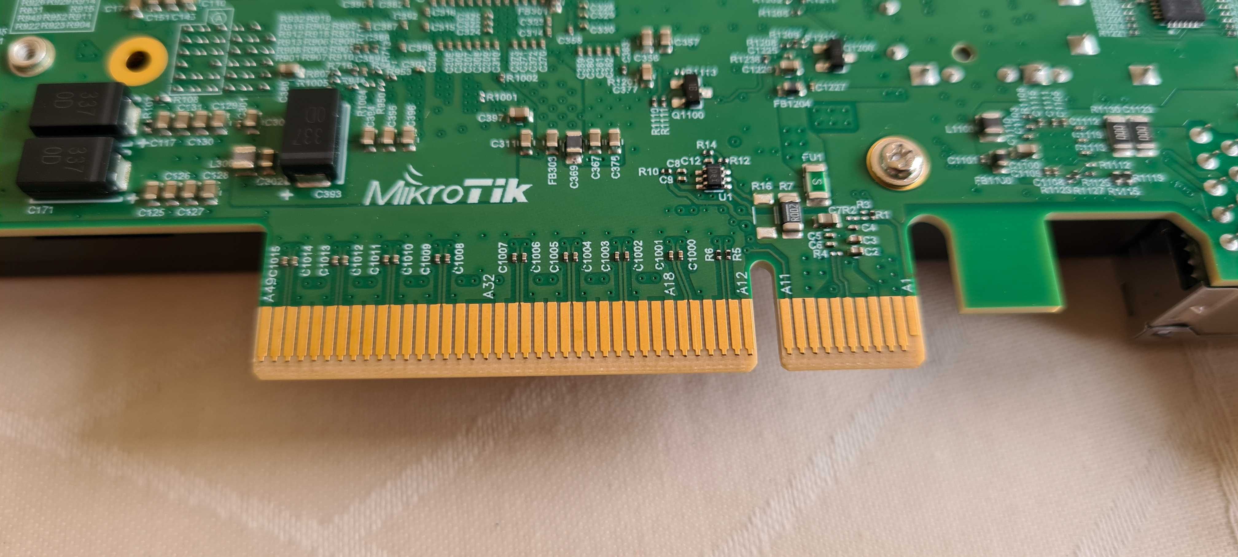 Маршрутизатор роутер PCIe картка MikroTik CCR2004-1G-2XS-PCIe