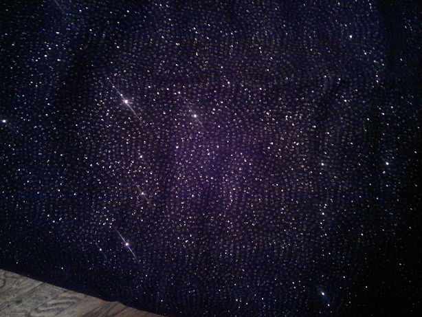 Ткань стрейч .звездное небо.