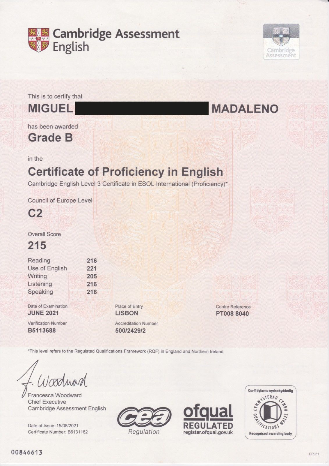 Aulas de inglês/15 euros por hora