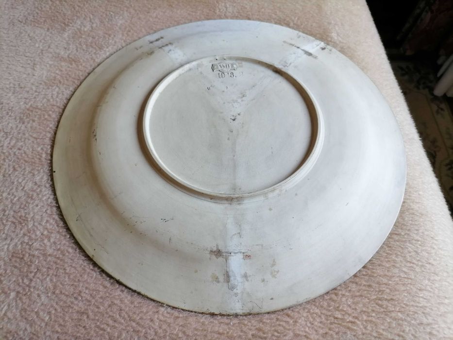 Prato de Grés com 40 cm diâmetro da Villeroy & Boch - Anos 1900's