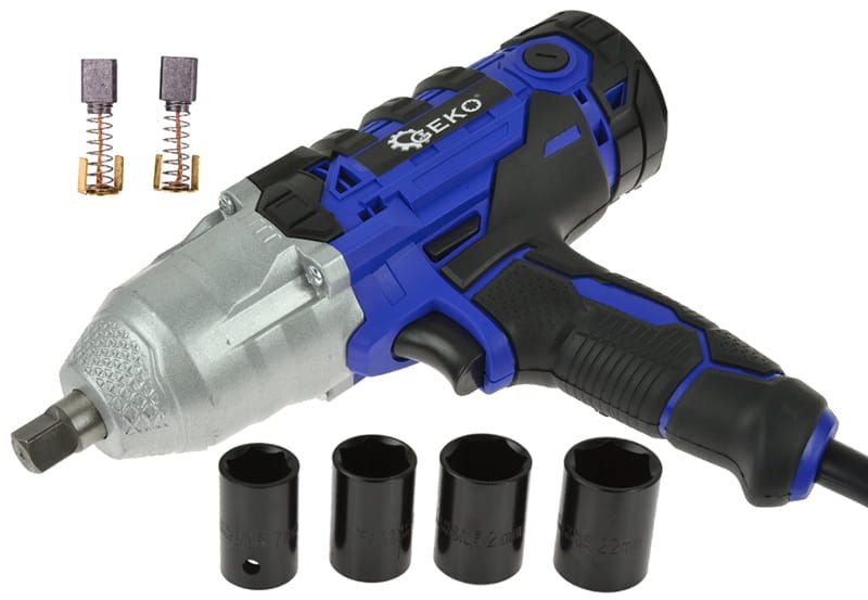 Гайковерт електричний Geko/Німеч,/,2100Вт,750НМ+насадки,якYATO