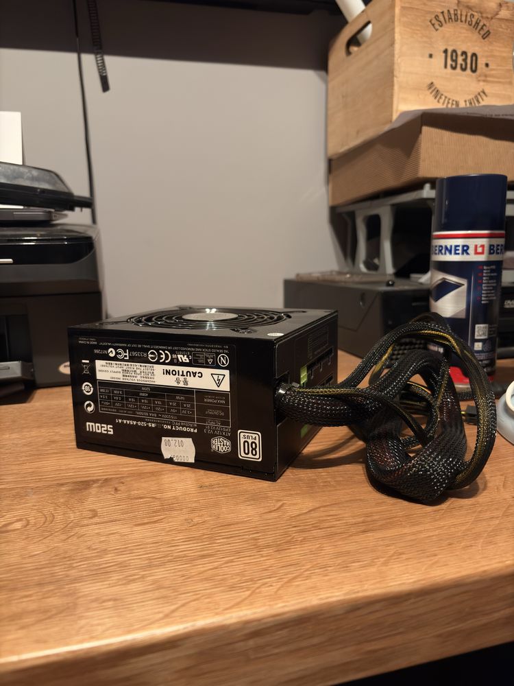 Zasilacz cooler master 520w 80+