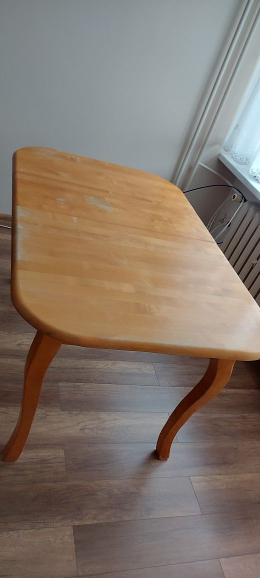 Stół olcha 210x90 i 6 krzeseł
