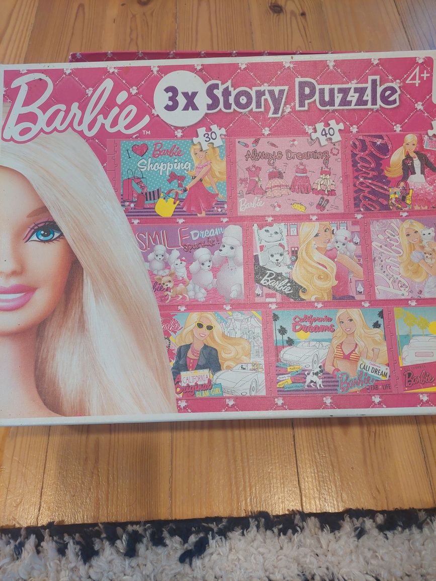 Puzle Barbie 3x Story Puzzle duze opakowanie