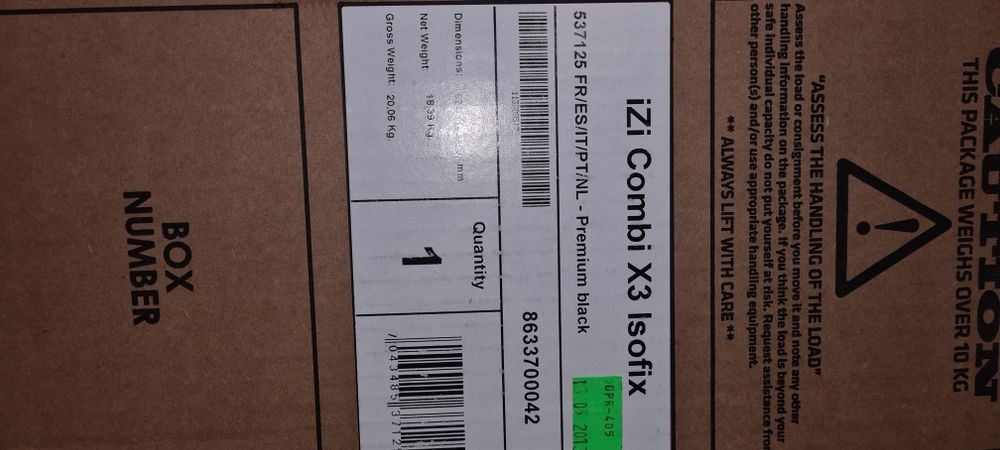 Cadeira auto BeSafe iZi Combi X3 isofix