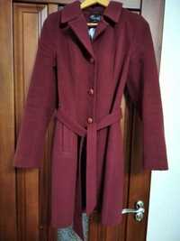 Пальто бордове класичне