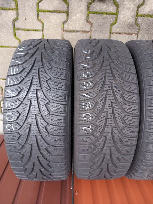 4x Opony Używane Zimowe 205/55R16 Profil