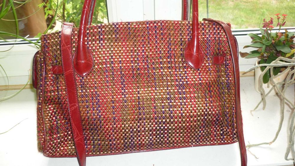 Mallisia J.- damska nowa torebka tweedowa