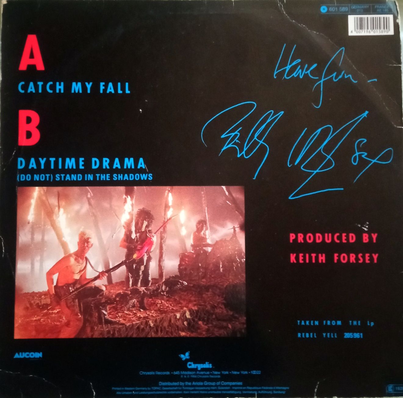 Vinil maxi - Billy Ídol - Catch my Fall