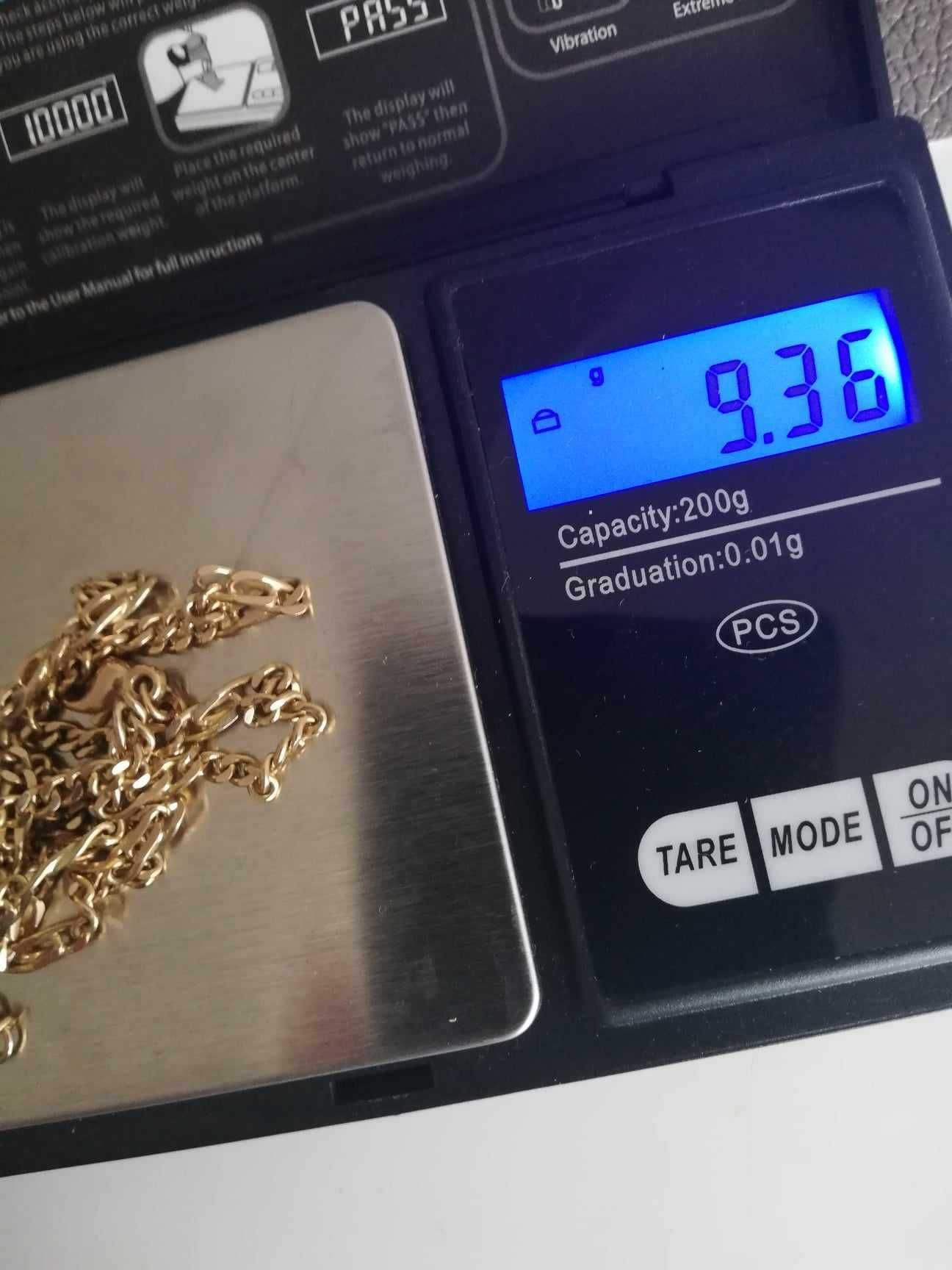 Piękny złoty łańcuszek męski  pr333 nie 585 Tanio