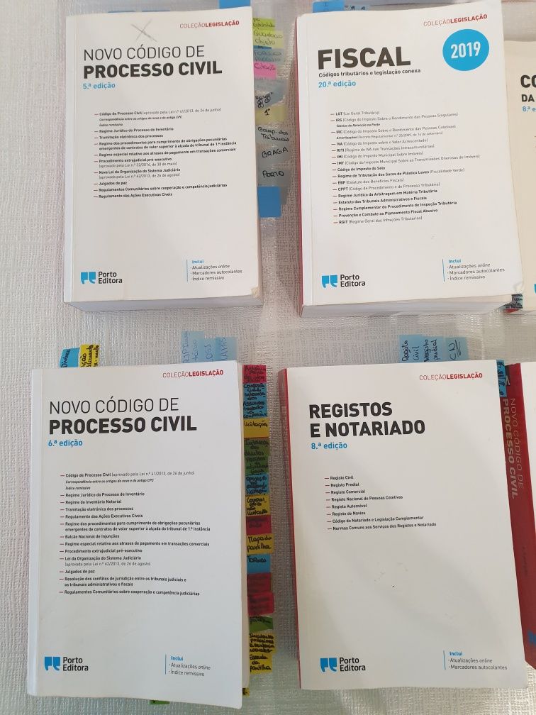 Livros direito  - colecção legislação