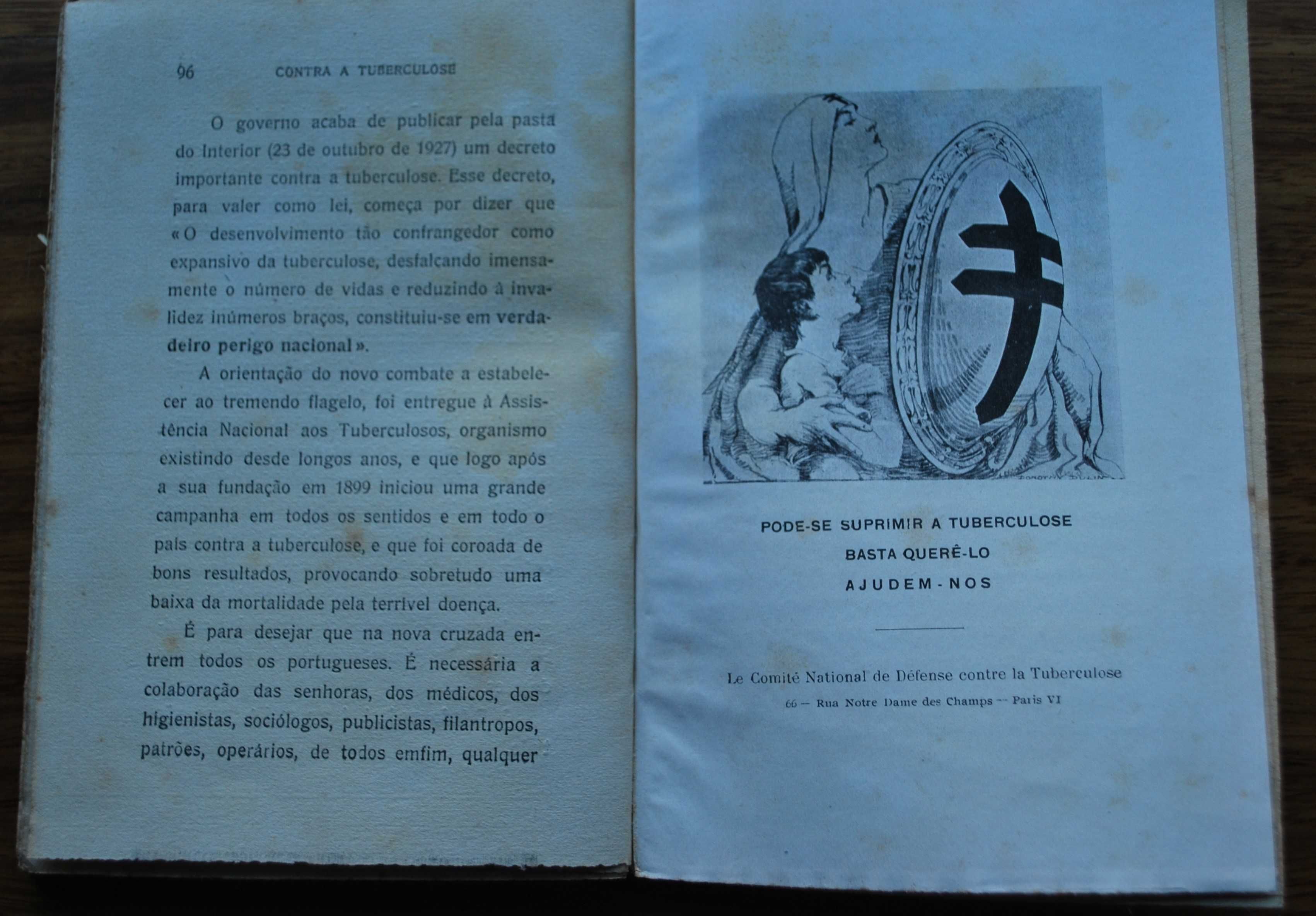 Contra A Tuberculose do Dr. Cardoso do Carmo - Ano de Edição 1927