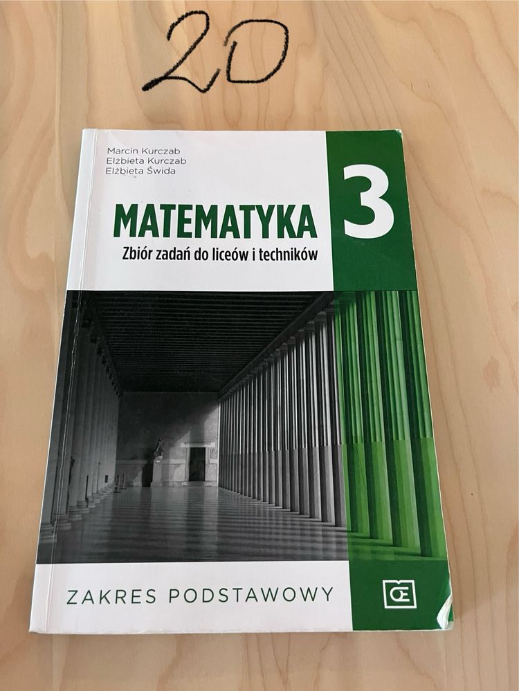 Matematyka zbiór zadań 3 podstawa Kurczab