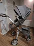 Wózek Premium Stokke Xplory V4 2w1 + adaptery do fotelika maxi cosi