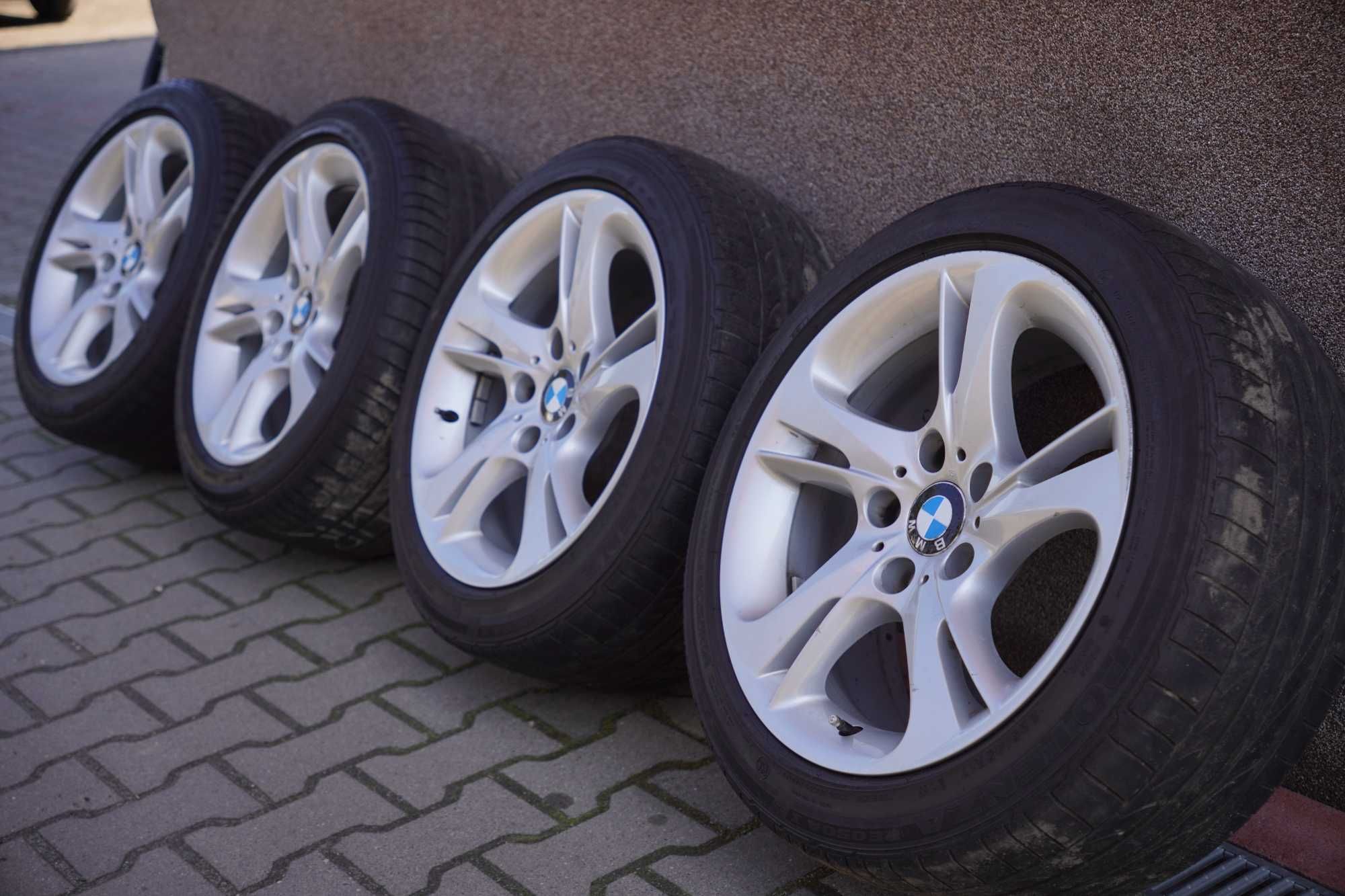 Felgi oryginalne Bmw 17' całe koła letnie 5x112 szerokie  8 i 8,5