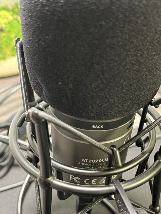 Мікрофон Audio-Technica AT2020 USB + підставки + тримач + поп-фільтр