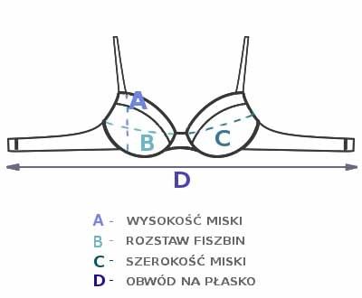 F&F Strój kąpielowy groszki Góra Figi 34