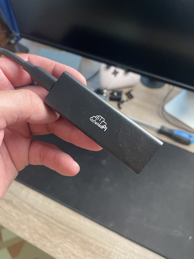 Usb 3.2 - Ethernet адаптер 5 гігабіт WisdPi