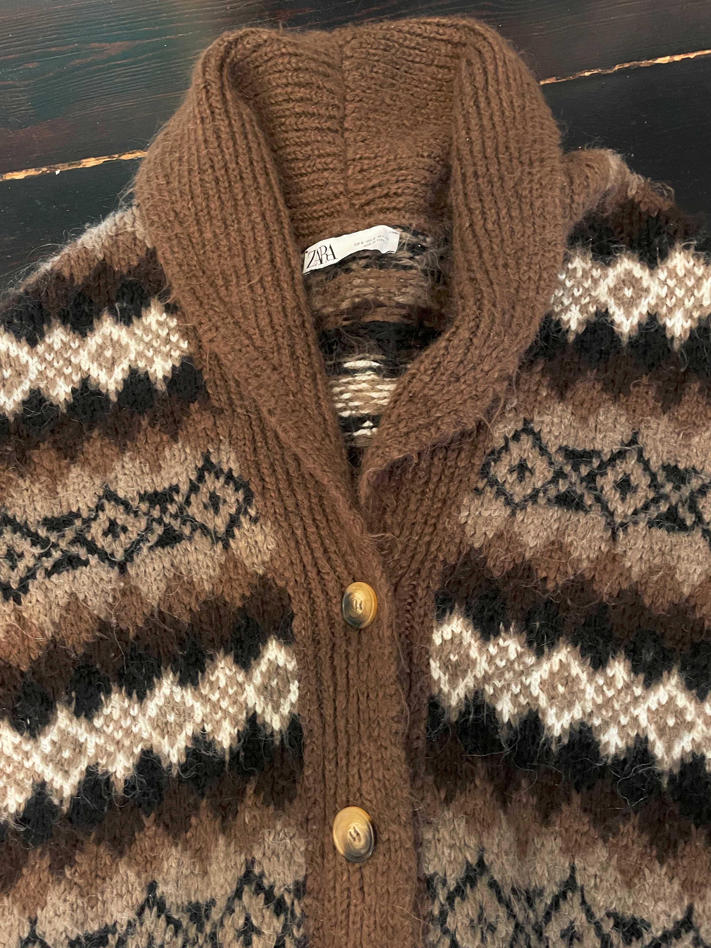 Sweter wełniany Zara