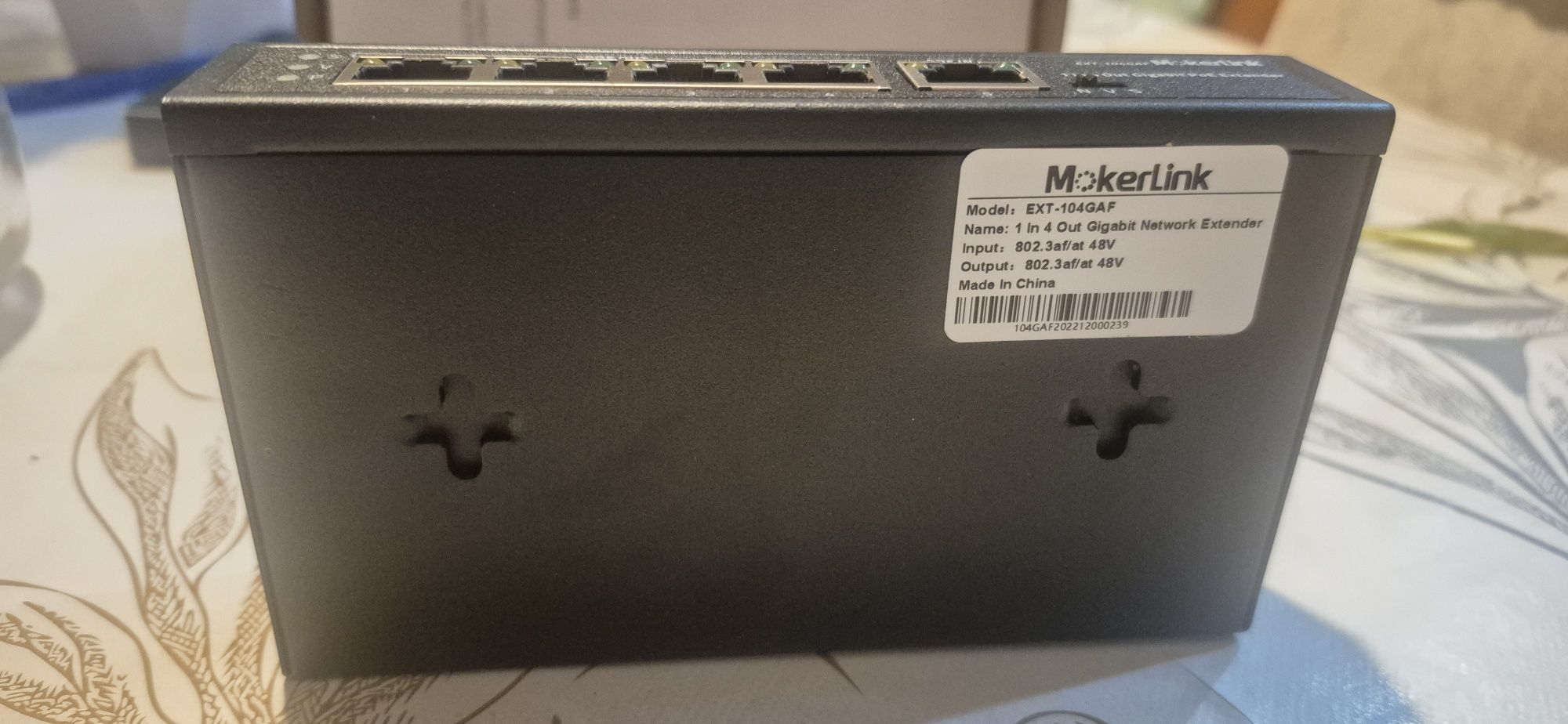 Mokerlink PoE Extender EXT-104GAF przełącznik 5 portowy