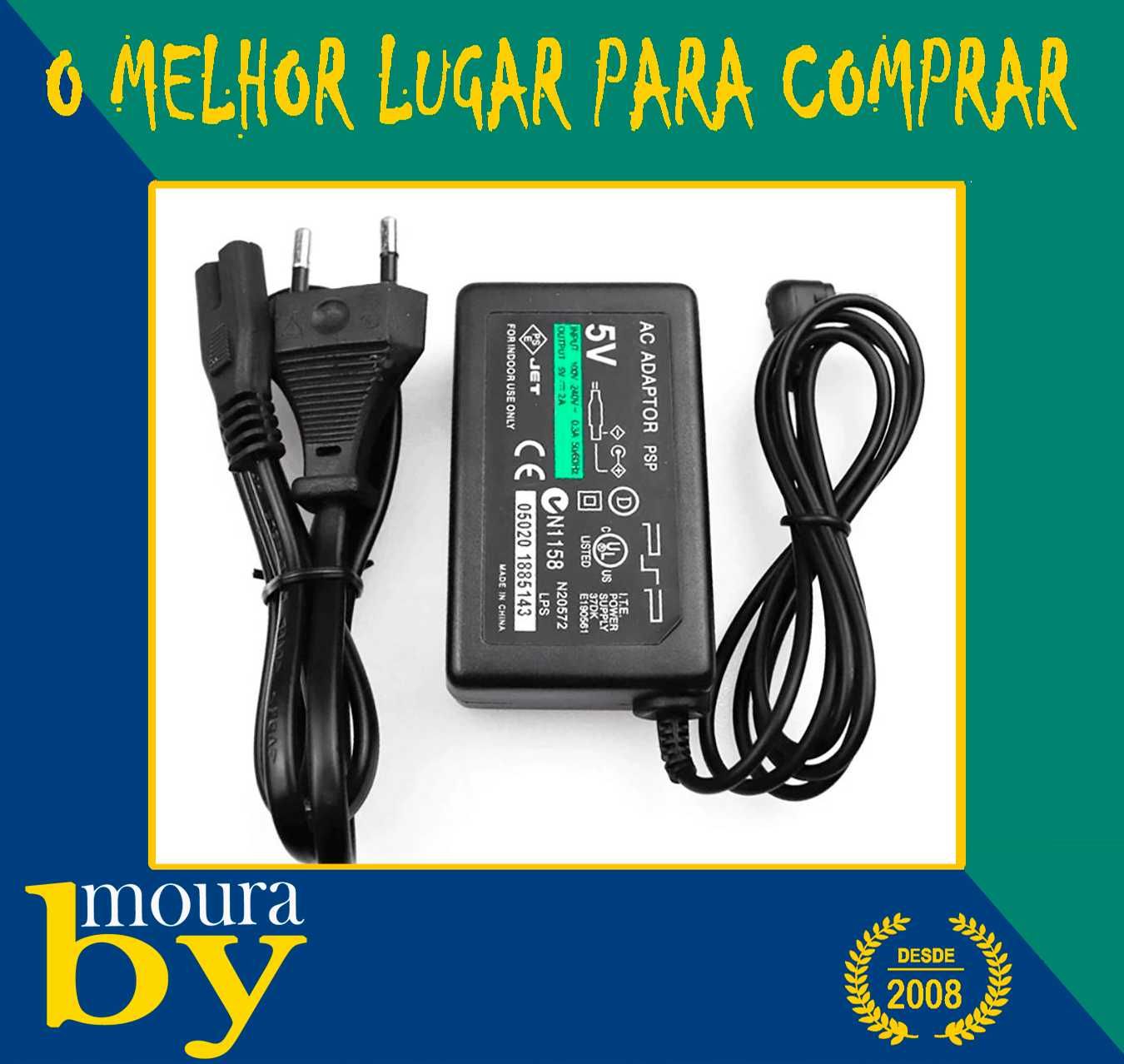 Carregador PSP AC/220V PSP 3000/1000/2000