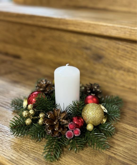 Новорічний підсвічник.