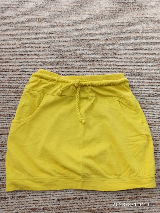 Żółta letnia spódnica dla dziewczynki Endo 122 6/7lat