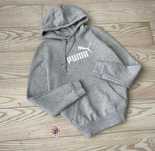 Худи puma серое,тёплое,новое