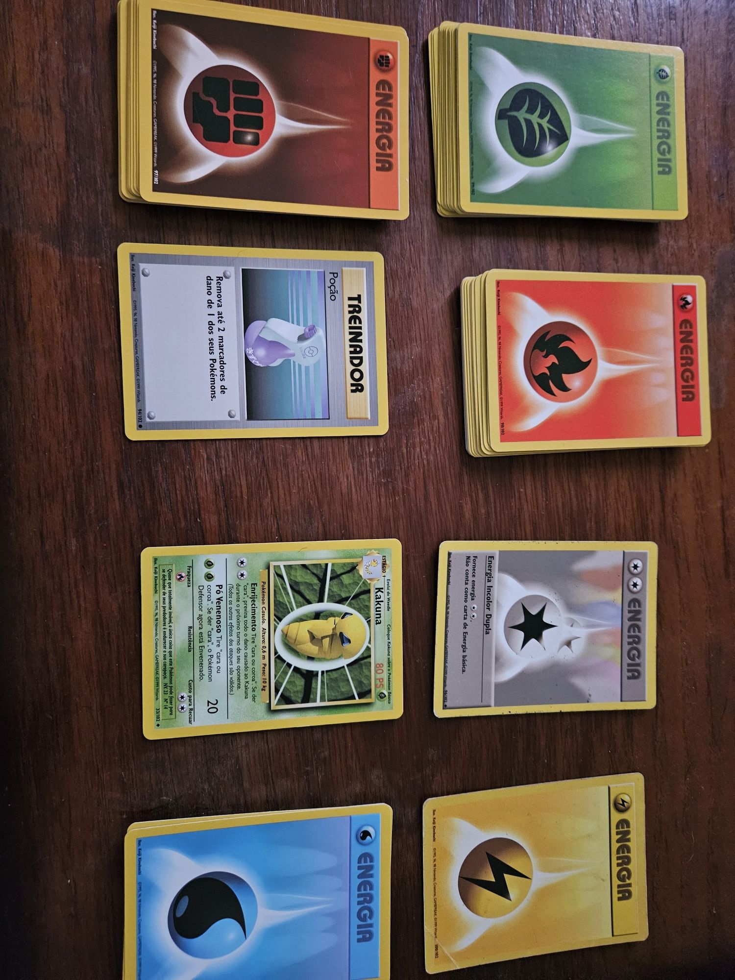 Coleção Cartas Pokemon 1ª Edição- Muito boas condições