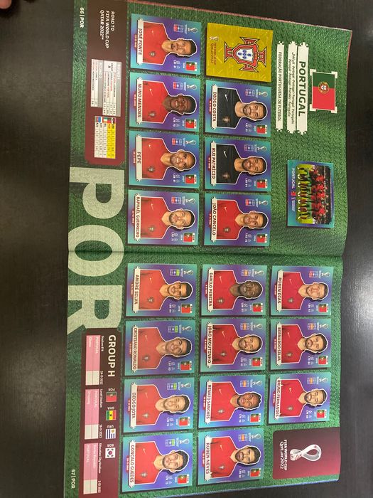 Caderneta completa Qatar 2022