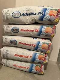 Клей для плитки Mapei Adesilex P9 білий, Kerabond TE, Kerabond T