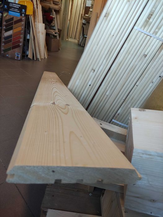 Deska elewacyjna, boazeria podbitka, Kantówki, deski sztachety