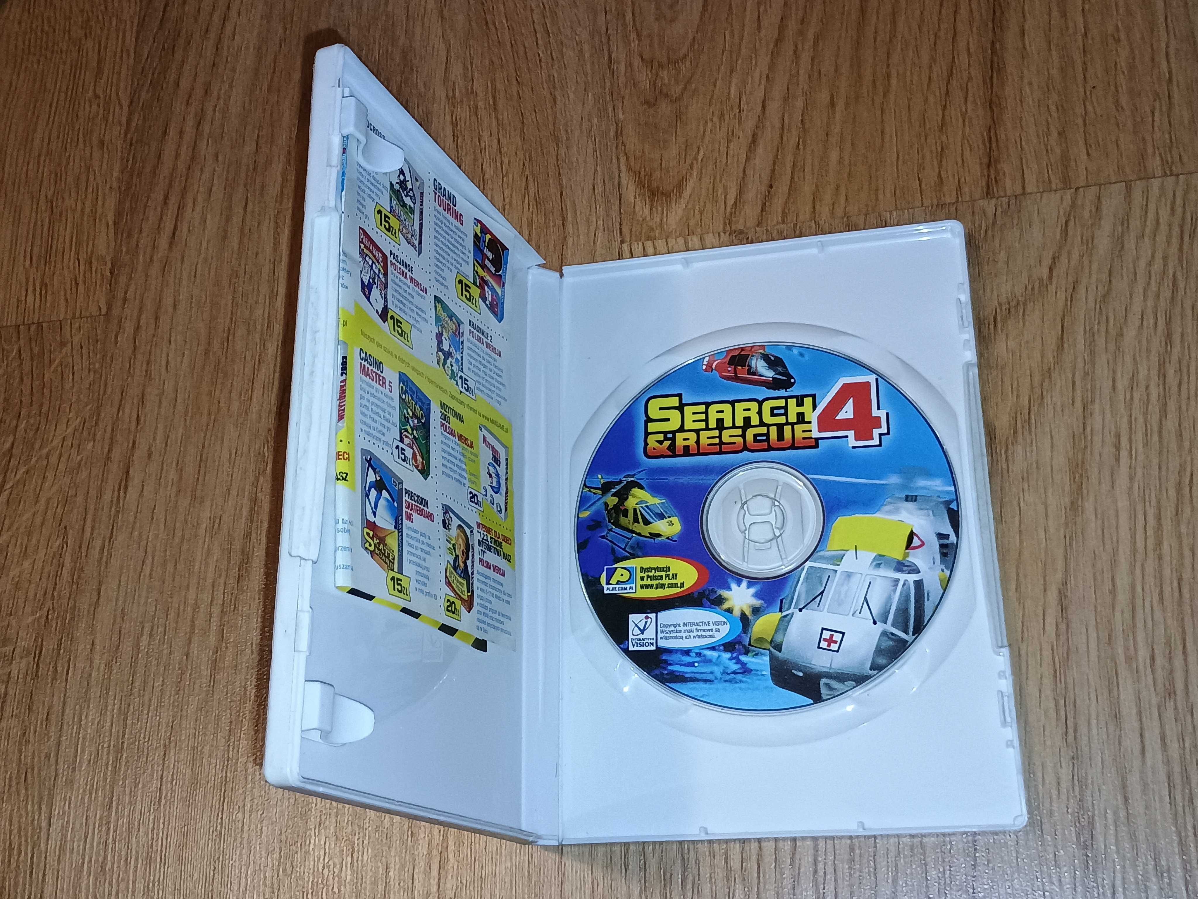 Gra PC retro Search and Rescue 4 - CD box