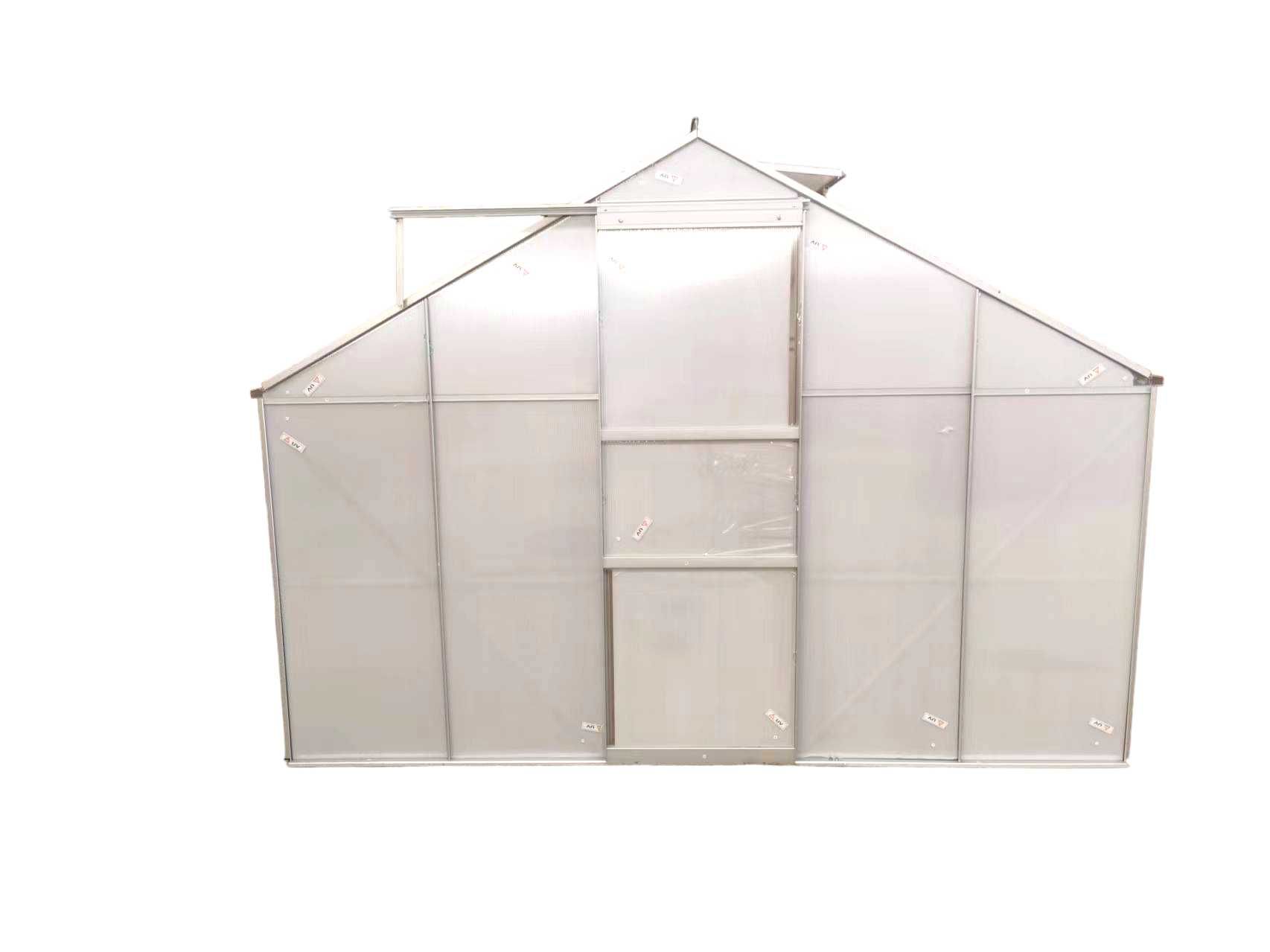 SZKLARNIA OGRODOWA z fundamentem poliwęglan 4mm 4,9x2,8m 13,7m2 5x8