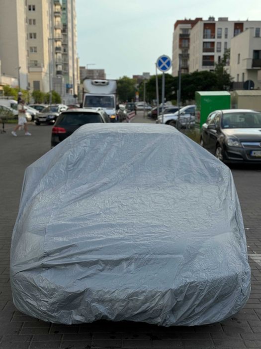 PLANDEKA Pokrowiec na samochód PEVA jednowarstwowy uniwersalny