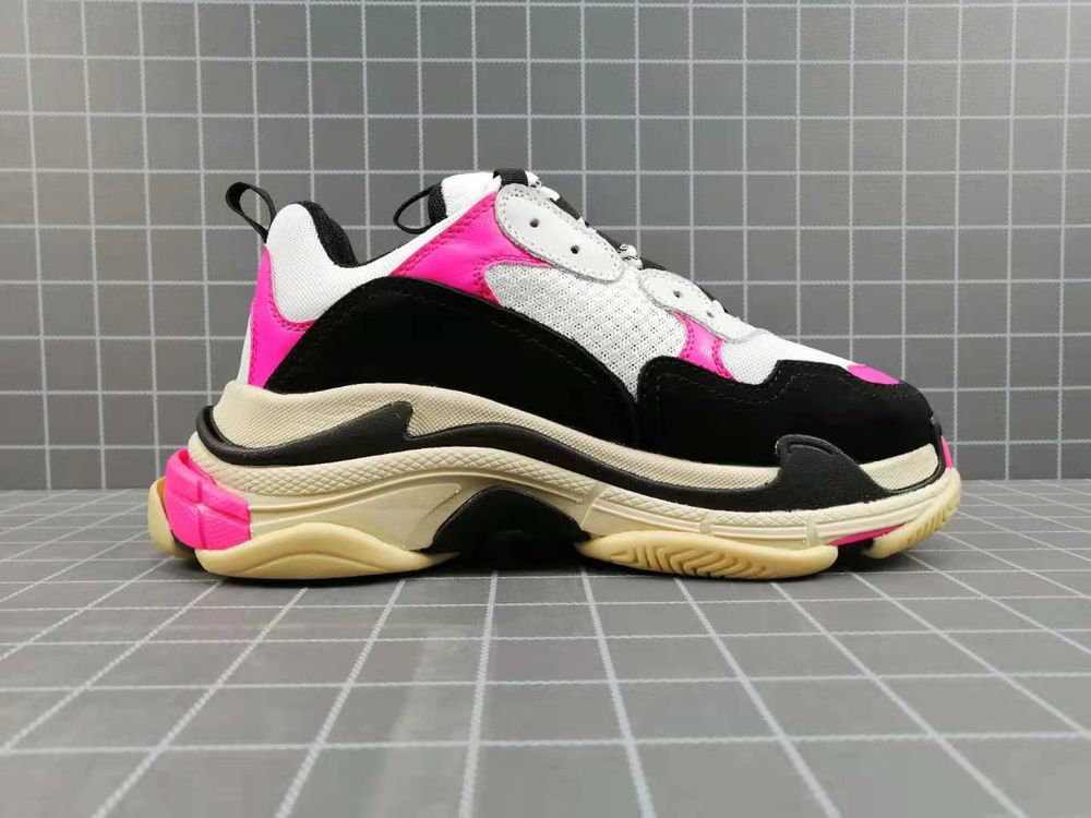 Trampki Balenciaga Triple S Czarne/Białe/Różowe